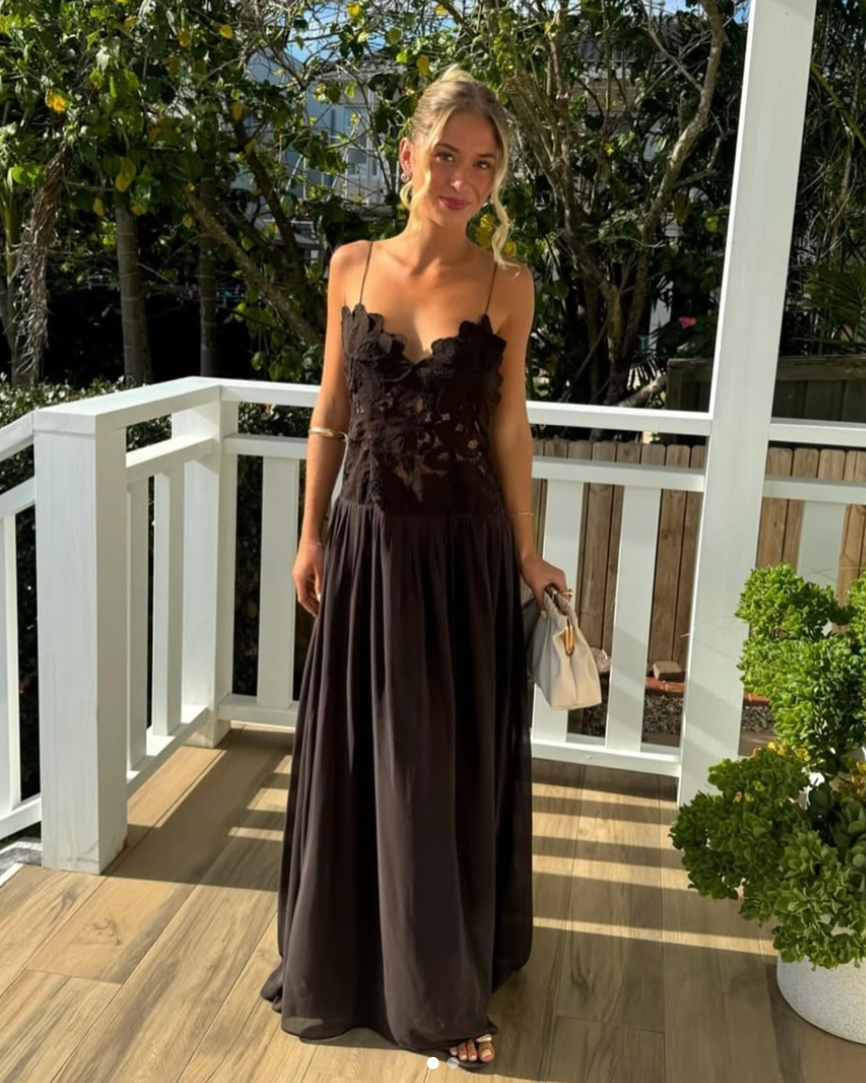 Stephanie Maxi Dress Cedar (brown)
