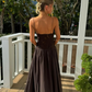 Stephanie Maxi Dress Cedar (brown)