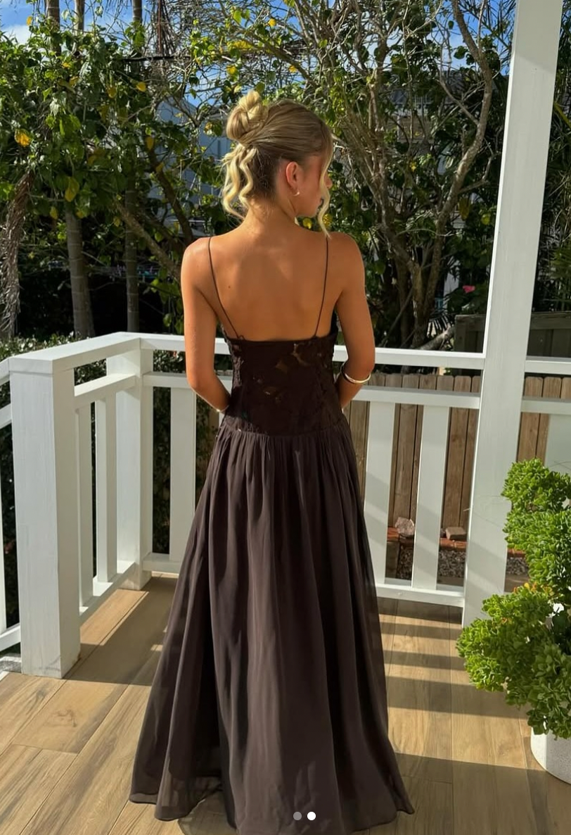 Stephanie Maxi Dress Cedar (brown)