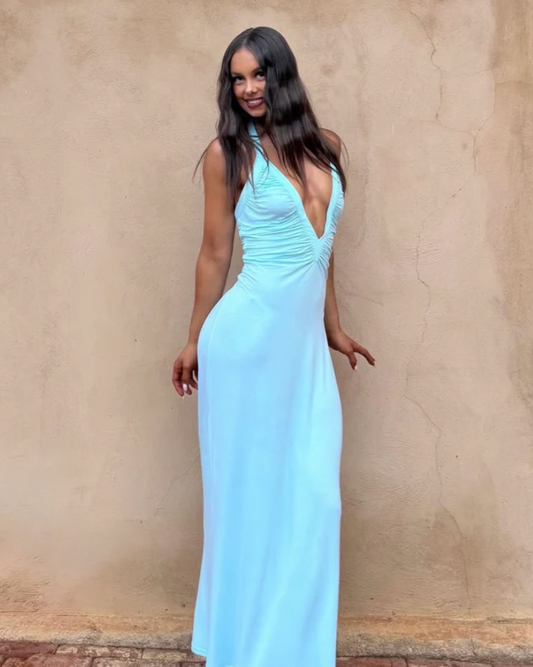 Angelina Maxi in Aqua