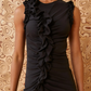 Bendetta Cotton Dress in Noir