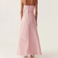 Soundscape maxi dress chalk pink
