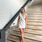 Flounce mini dress