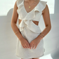 Flounce mini dress