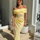Nico Off Shoulder Maxi Dress Butter