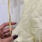 SALE - Francesca asymmetrical cut out dress butter yellow (1/8)