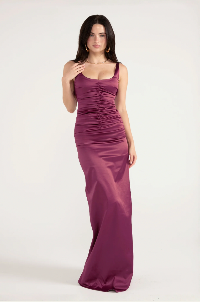 Atlein Gown Plum