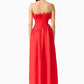 Laurel Sleeveless Maxi Dress In Red