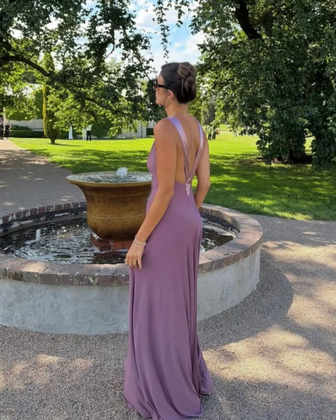 Rosa gown mauve