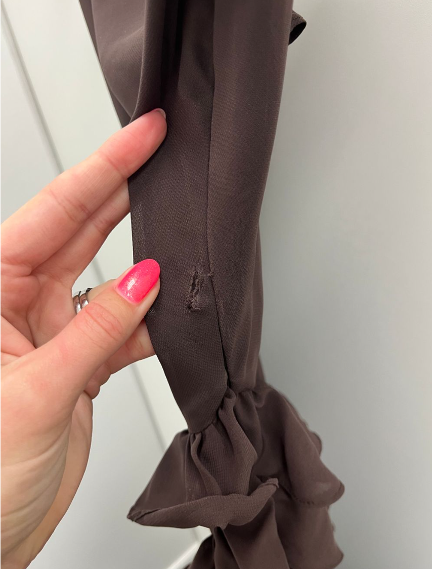 SALE - Ariela maxi dress espresso (M)