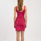 Shara mini dress persian red
