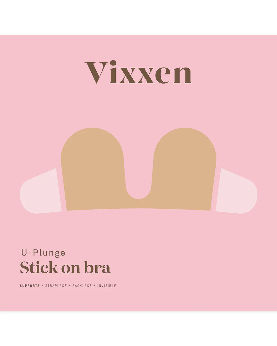 Stick-On U-Plunge Bra
