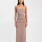 Hailey halter dress ginger snap