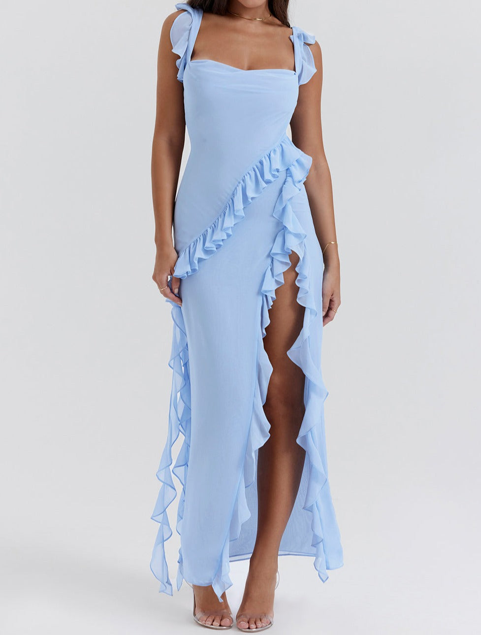 Ariela maxi dress soft blue