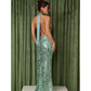 Liana dress Seafoam sequin