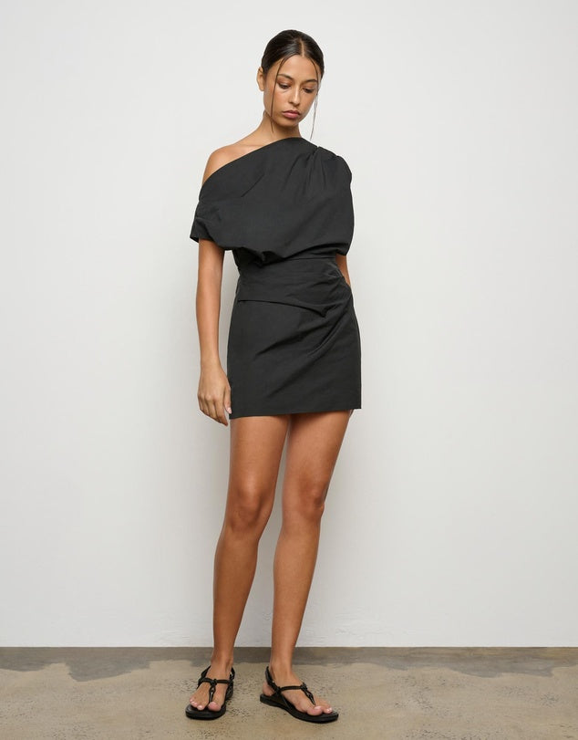 Pallas mini dress cool black