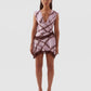 Ashti mini dress plaid