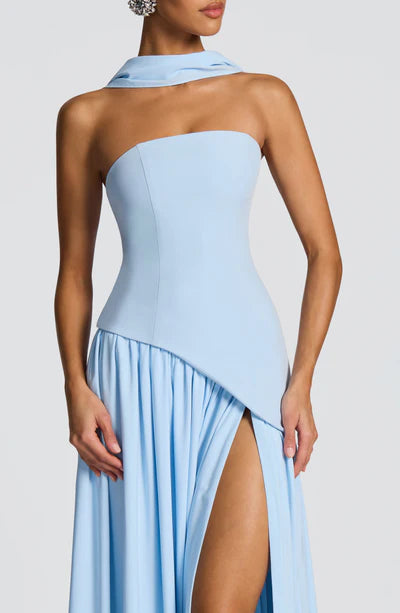 Maliyah maxi dress baby blue