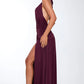 Melania maxi dress Cherry Lacquer