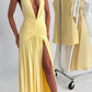Melania maxi dress Lemon