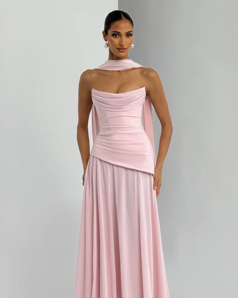 Patricia maxi dress blush
