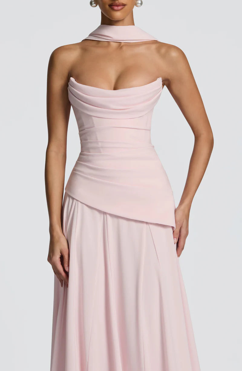 Patricia maxi dress blush