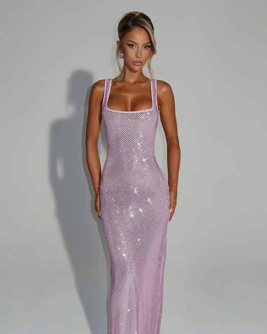 Petra maxi dress pink
