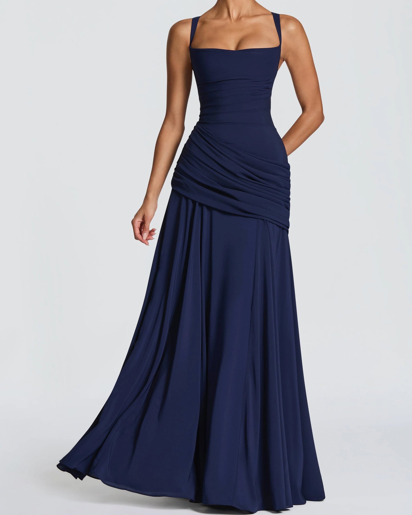 Sura maxi dress navy