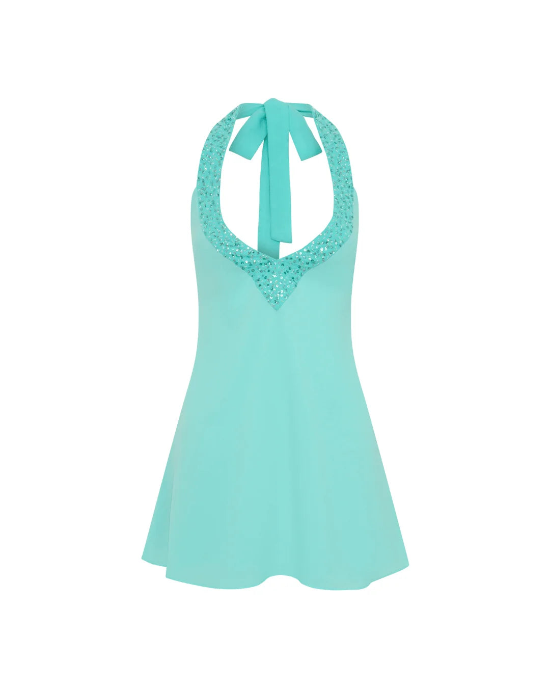 Violetta Mini Dress Turquoise