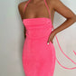 Ciana dress in hot pink