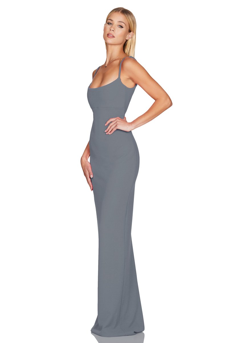 Bailey gown in silver