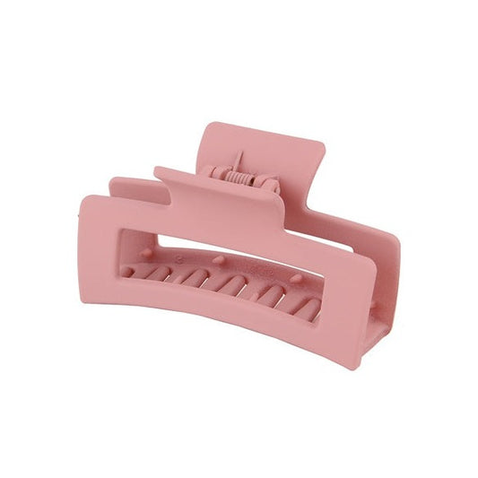 Square claw clip - Baby pink