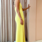 Effie knit key maxi dress in daffodil yellow
