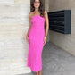 Petra dress hot pink