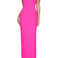 Bailey gown in neon pink