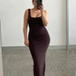 Ima dress in chocolate